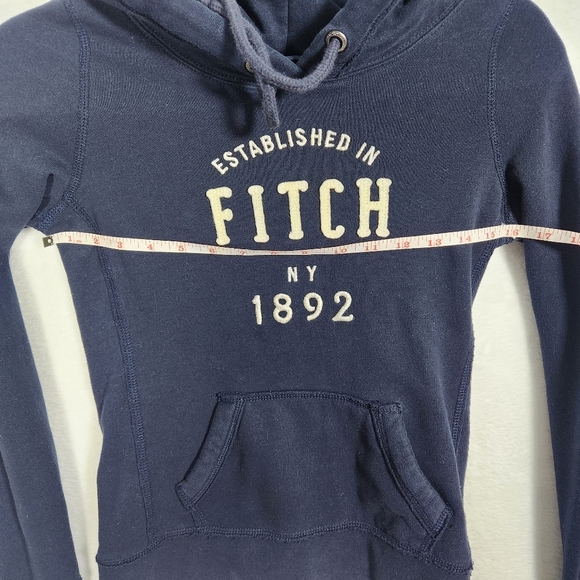 Abercrombie & Fitch Navy Blue Hoodie size Small - Picture 6 of 9